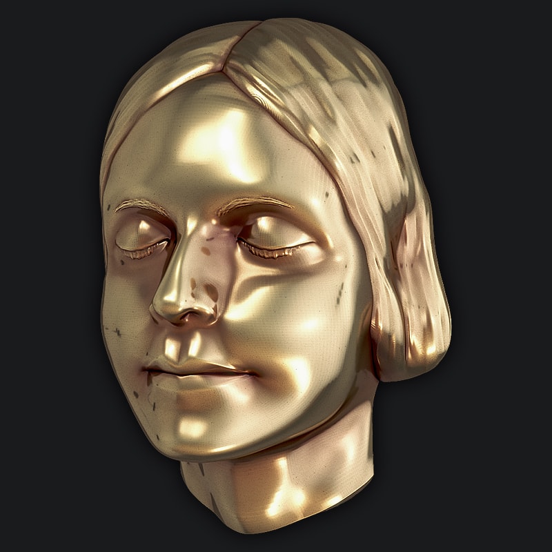 3D Model for 3D Printers - The Mona Lisa of the Seine