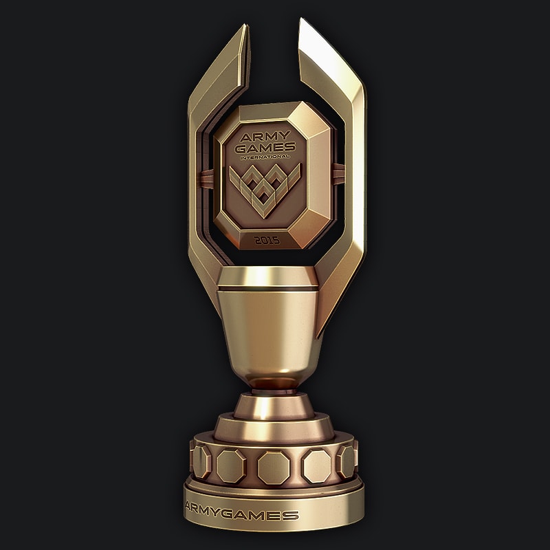 3D Модель для 3D Принтера - Кубок Army Games 2015